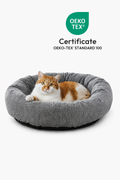 Premium Kedi ve Köpek Yatağı, Yıkanabilir, Kaydırmaz Tabanlı, Peluş Wellsoft Kumaş Yatak