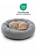 Premium Kedi ve Köpek Yatağı, Yıkanabilir, Kaydırmaz Tabanlı, Peluş Wellsoft Kumaş Yatak