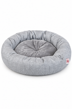Premium Kedi ve Köpek Yatağı, Yıkanabilir, Kaydırmaz Tabanlı, Peluş Wellsoft Kumaş Yatak